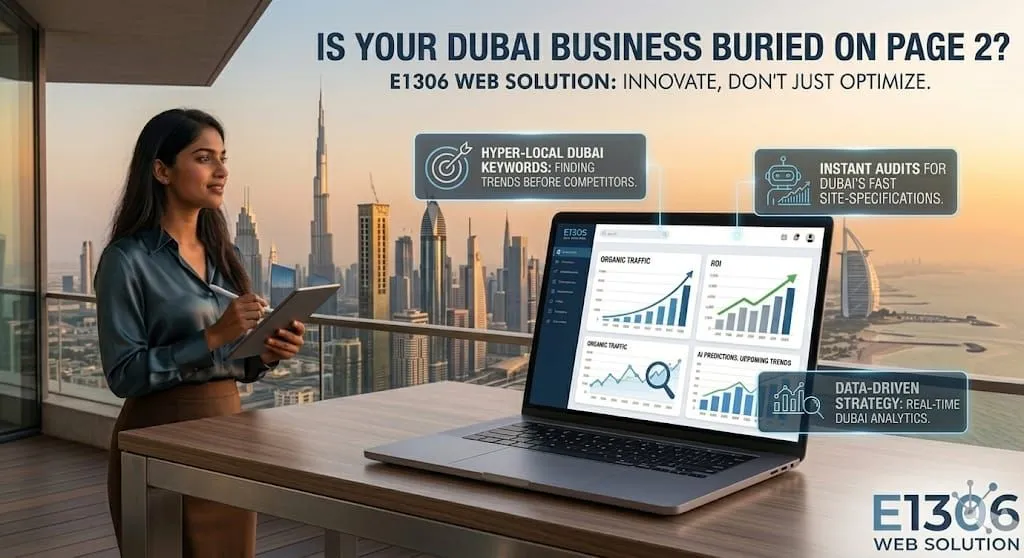 ai seo expert in Dubai - E1306 WEB SOLUION